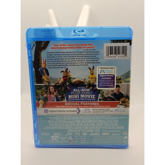 Peter Rabbit (Blu-Ray + DVD) - NEW - Picture 3 of 7